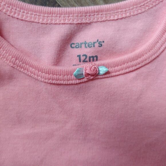 Carter's 12 Month Floral & Pink Dress Bundle - Picture 4 of 6